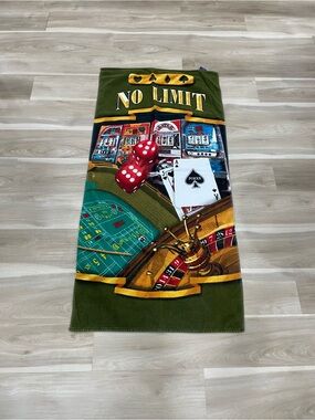 No Limit Casino Game Beach Towel